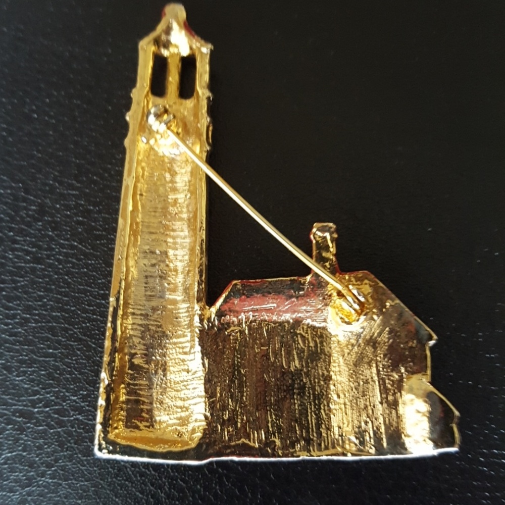 Lighthouse Brooch/Pin - Picture 2 of 3